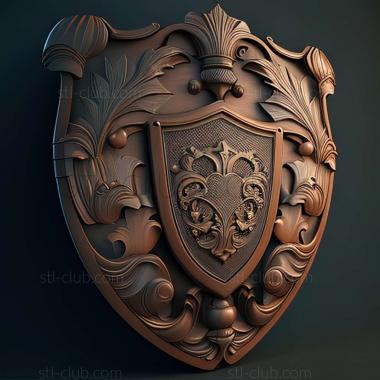 3D model shield (STL)